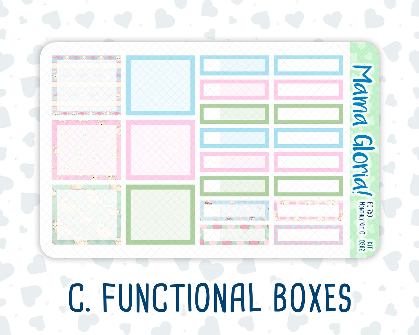 Kit 0262 - 7x9 - EC Monthly Kit - April - Spring Puffs