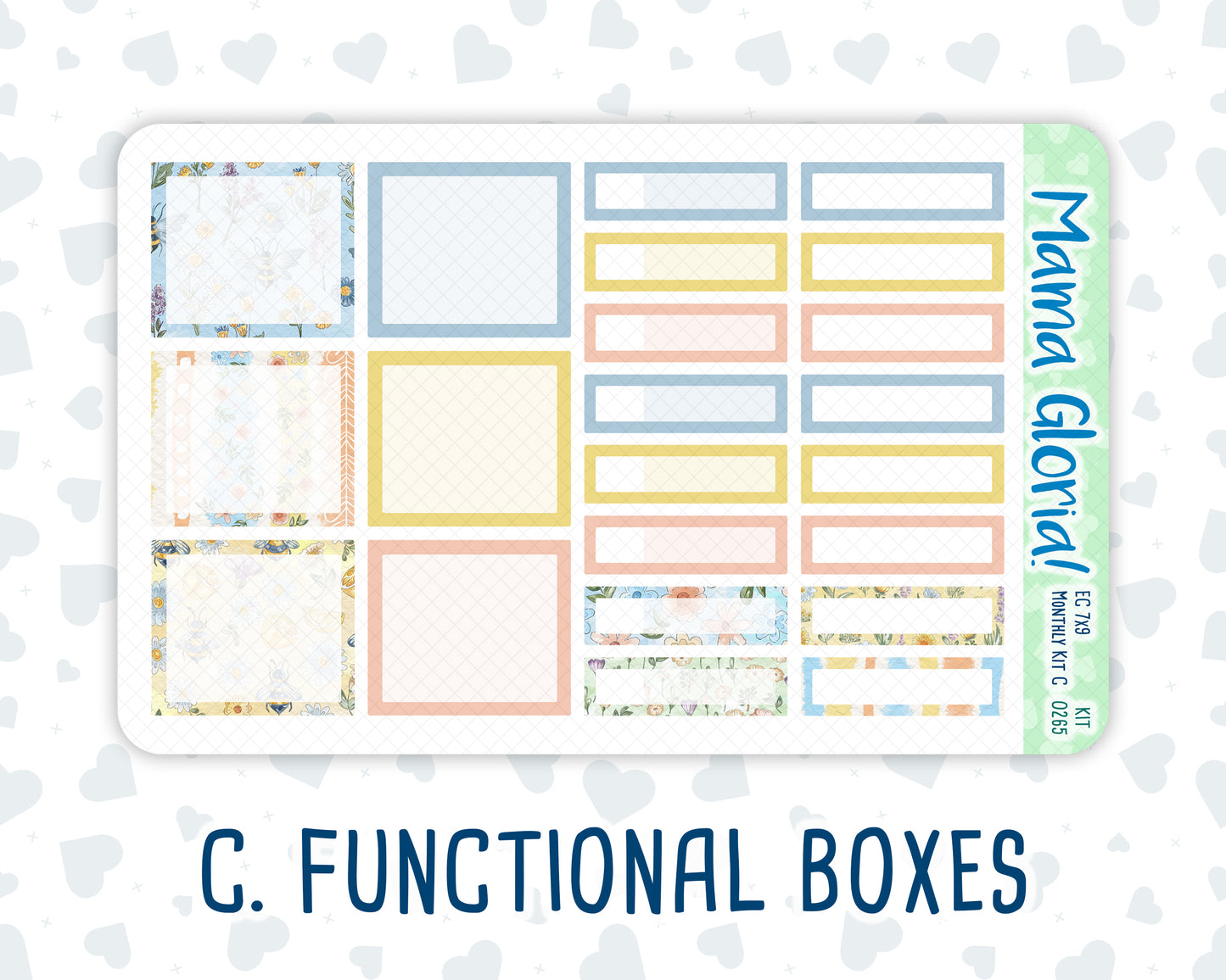 Kit 0265 - 7x9 - EC Monthly Kit - May - Honeybee Sky