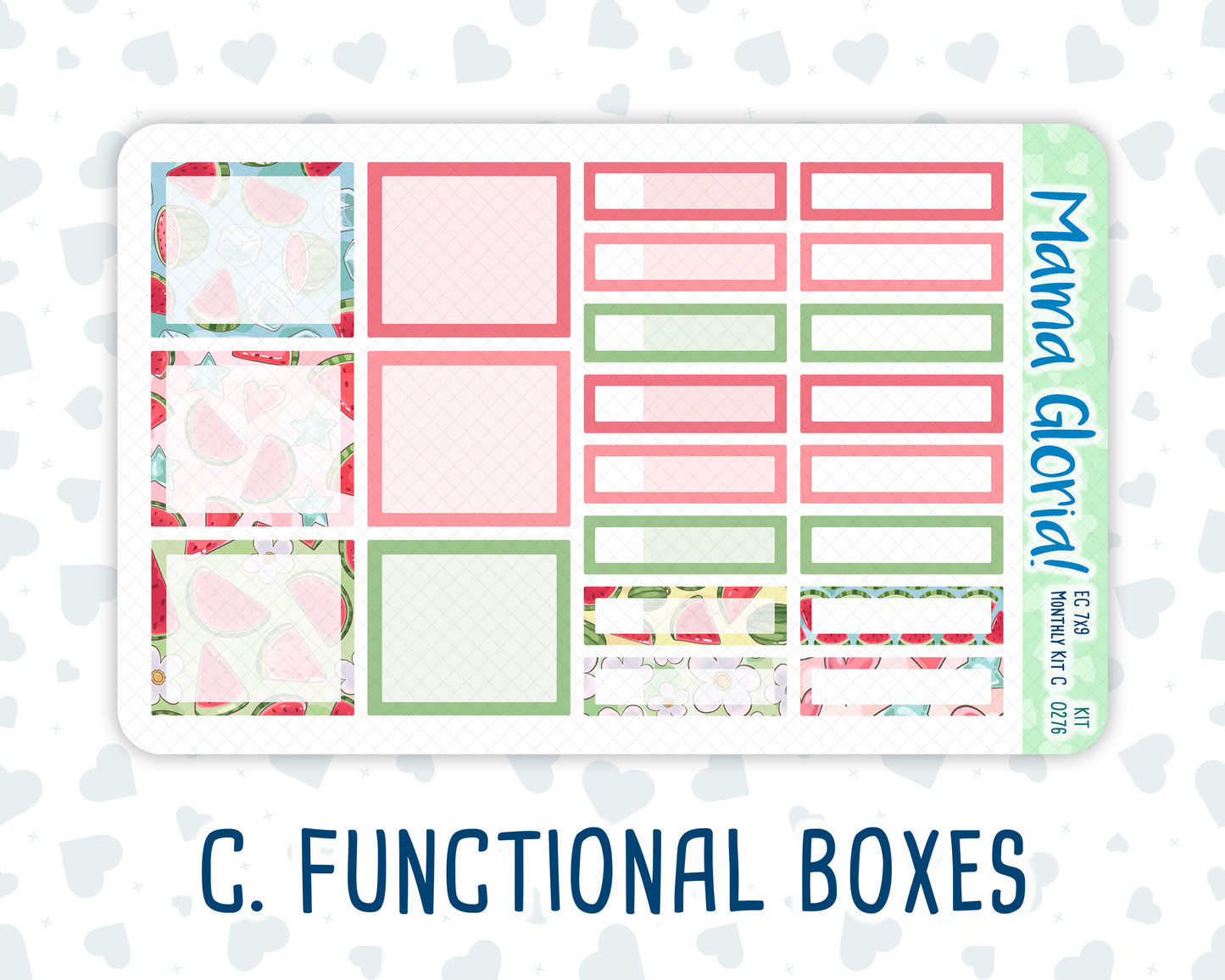 Kit 0276 - 7x9 - EC Monthly Kit - July - Melon Crush