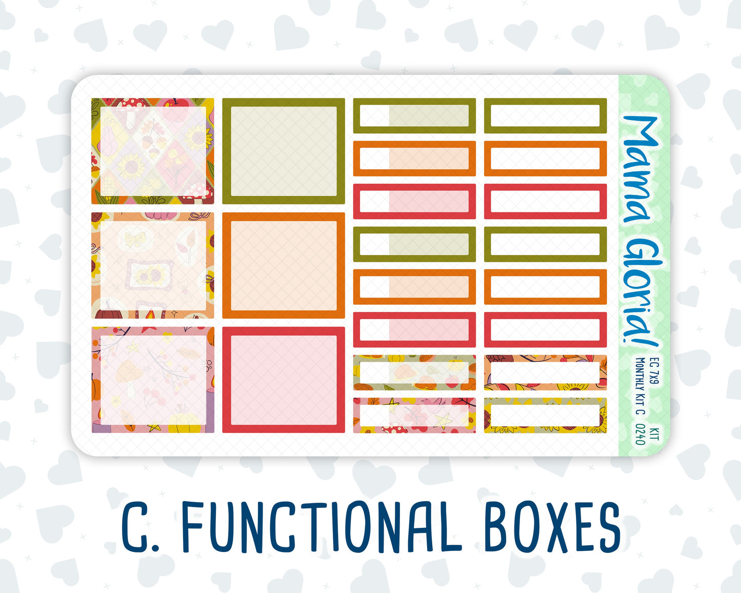 Kit 0240 - 7x9 - EC Monthly Kit - November - Cozy Thanksgiving