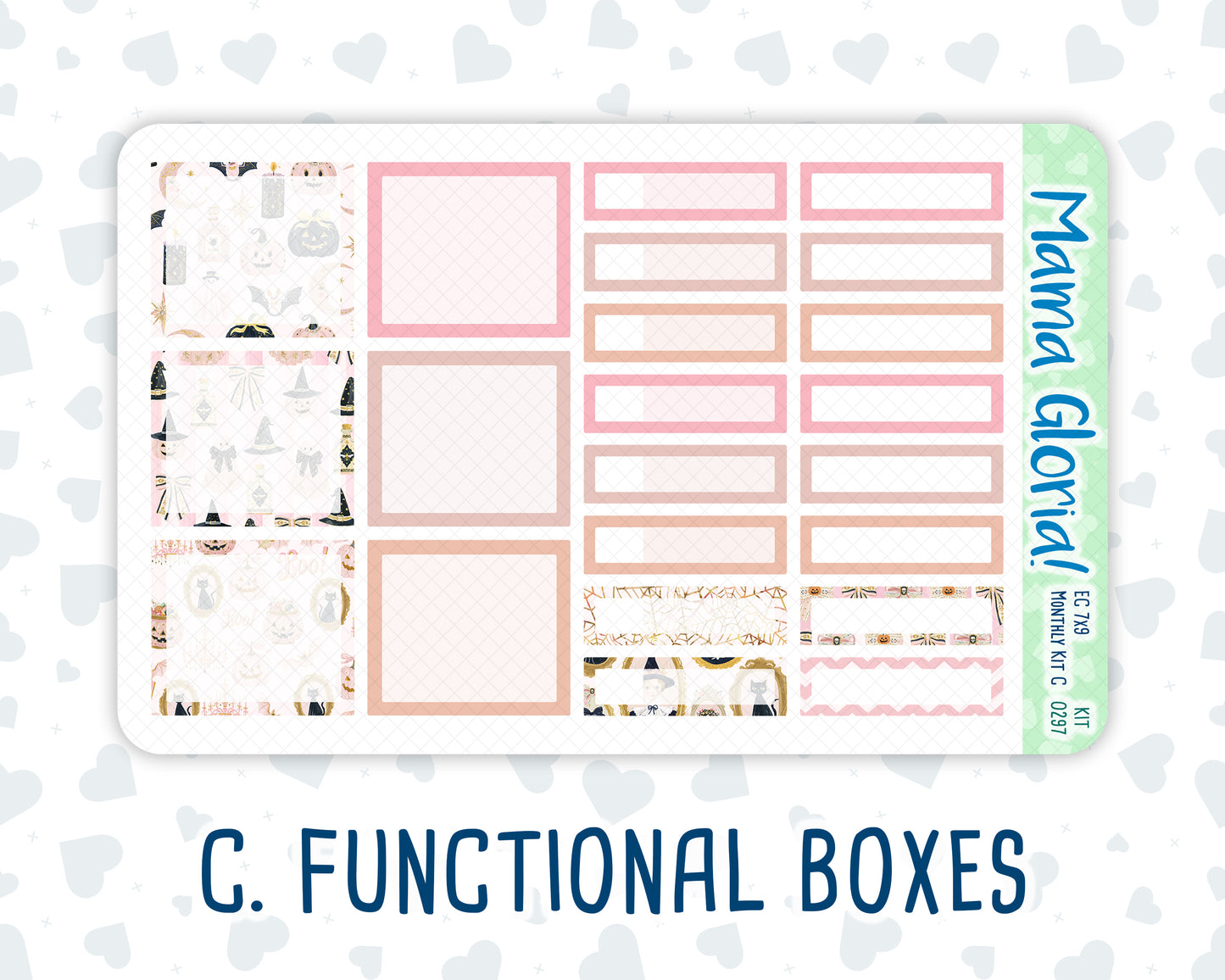 Kit 0297 - 7x9 - EC Monthly Kit - October - Pink Spell