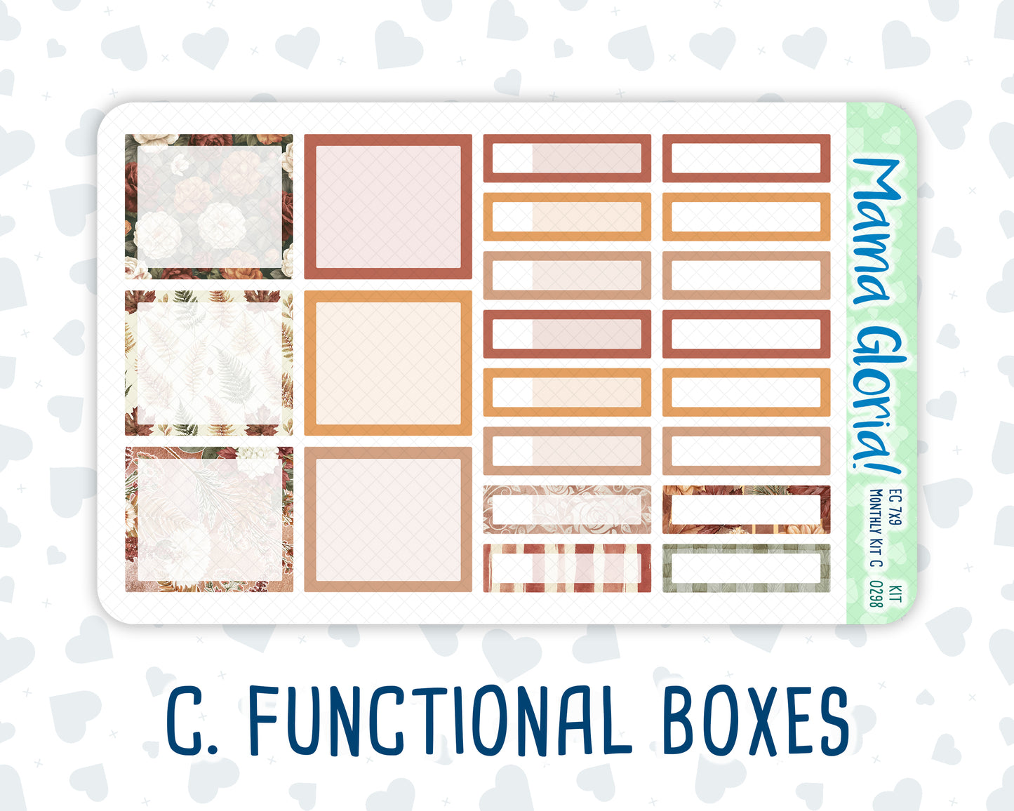 Kit 0298 - 7x9 - EC Monthly Kit - October - Velvet Bloom