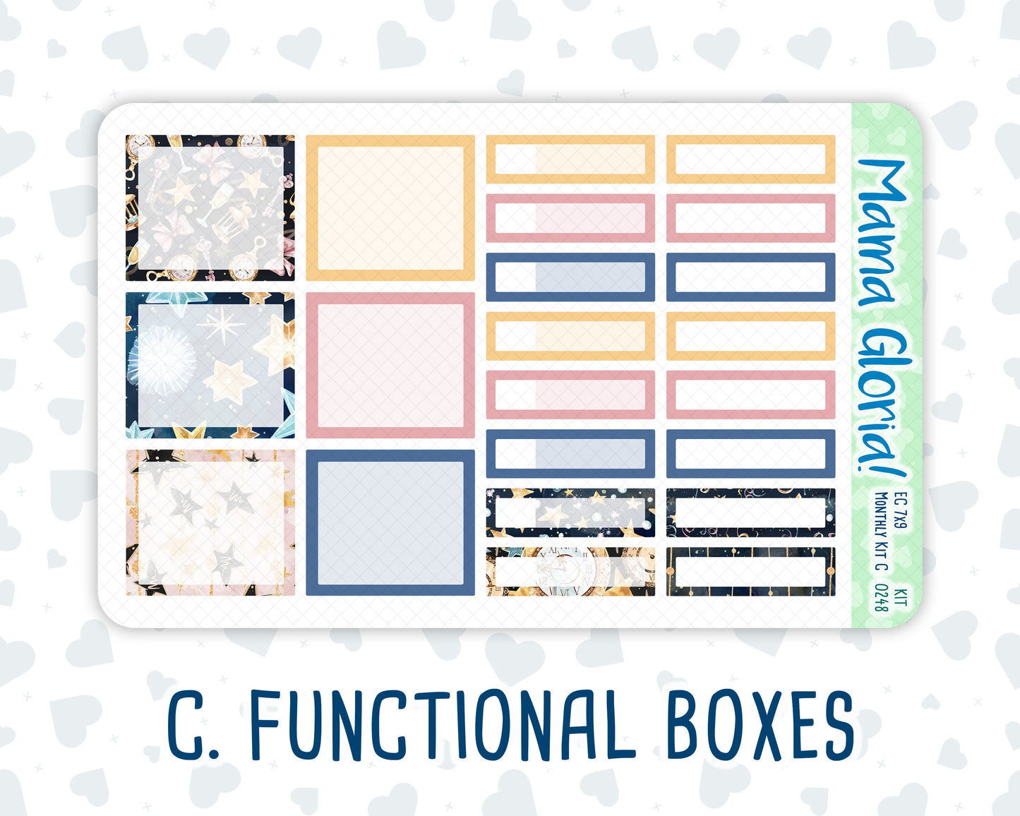 Kit 0248 - 7x9 - EC Monthly Kit - January - Midnight Countdown