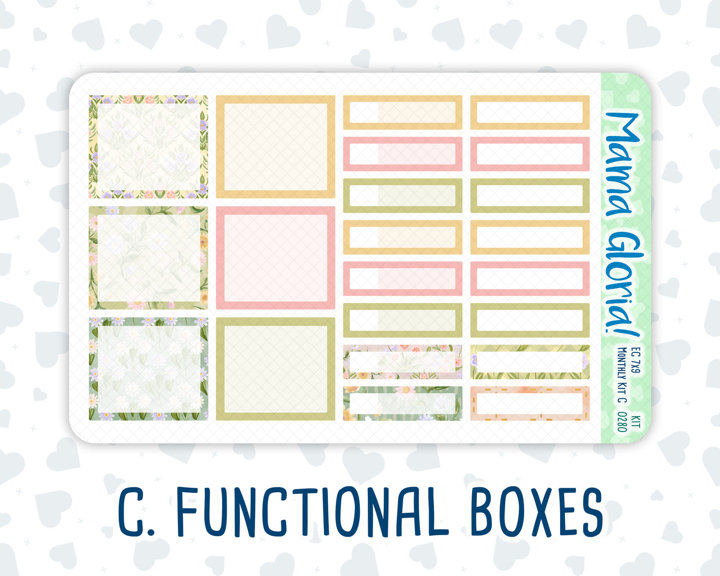 Kit 0280 - 7x9 - EC Monthly Kit - Half Past Six In August