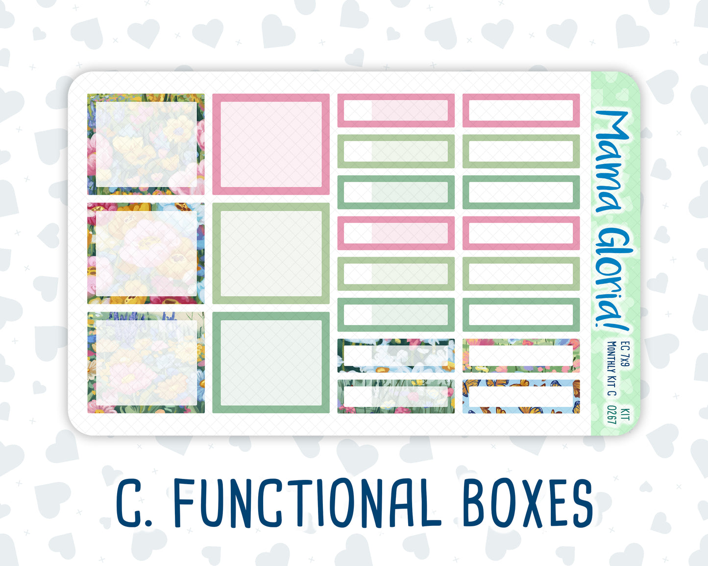 Kit 0267 - 7x9 - EC Monthly Kit - May - Flowers For Mama