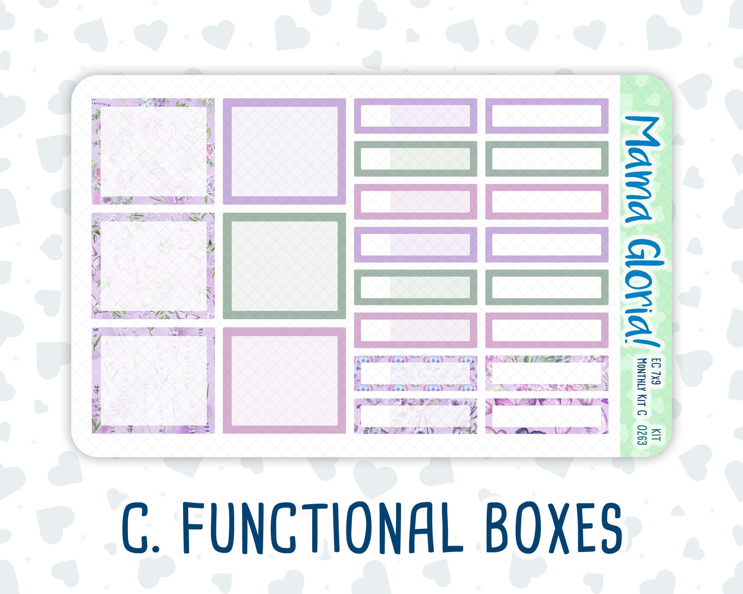 Kit 0263 - 7x9 - EC Monthly Kit - April - Lavender Drift
