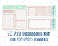 Kit 0232 - 7x9 - EC Notes Pages - September - Heirloom Garden - Dashboard Kit | Productivity Page | 2024/2025