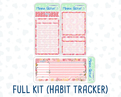 Kit 0218- 7x9 - Mother's Love- May-  Notes Pages - Dashboard Kit - Productivity Page