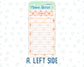 Kit 0228 - 7x9 - EC Notes Pages - August - Just Peachy - Dashboard Kit | Productivity Page