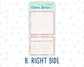 Kit 0232 - 7x9 - EC Notes Pages - September - Heirloom Garden - Dashboard Kit | Productivity Page | 2024/2025