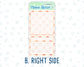 Kit 0228 - 7x9 - EC Notes Pages - August - Just Peachy - Dashboard Kit | Productivity Page
