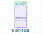Kit 0230 - 7x9 - EC Notes Pages - August - School Daze - Dashboard Kit | Productivity Page