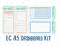 Kit 0222 - A5 - EC Notes Pages - June - Beach Day - Dashboard Kit | Productivity Page