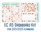 Kit 0235 - A5 - EC Notes Pages - September - Apple Orchard - Dashboard Kit | Productivity Page | 2024/2025
