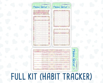 Kit 0232 - A5 - EC Notes Pages - September - Heirloom Garden - Dashboard Kit | Productivity Page | 2024/2025