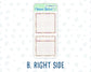 Kit 0232 - A5 - EC Notes Pages - September - Heirloom Garden - Dashboard Kit | Productivity Page | 2024/2025