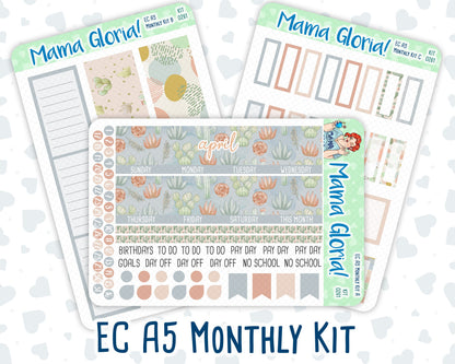 Kit 0261 - A5 - EC Monthly Kit - April - Llama Spring