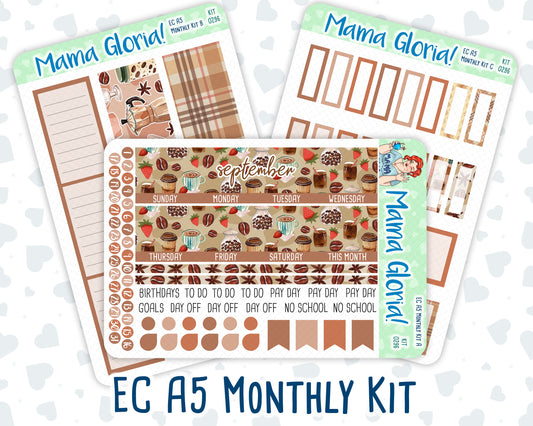 Kit 0296 - A5 - EC Monthly Kit - September - Coffee Break