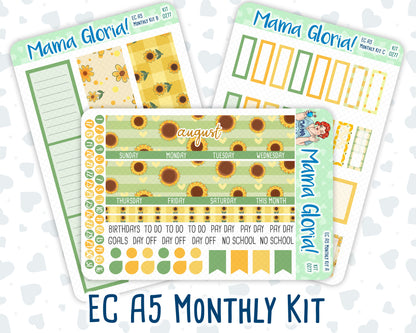 Kit 0277 - A5 - EC Monthly Kit - August - Sunflower Drama Club