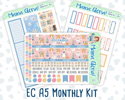 Kit 0305 - A5 - EC Monthly Kit - December - Sugarplum Parade