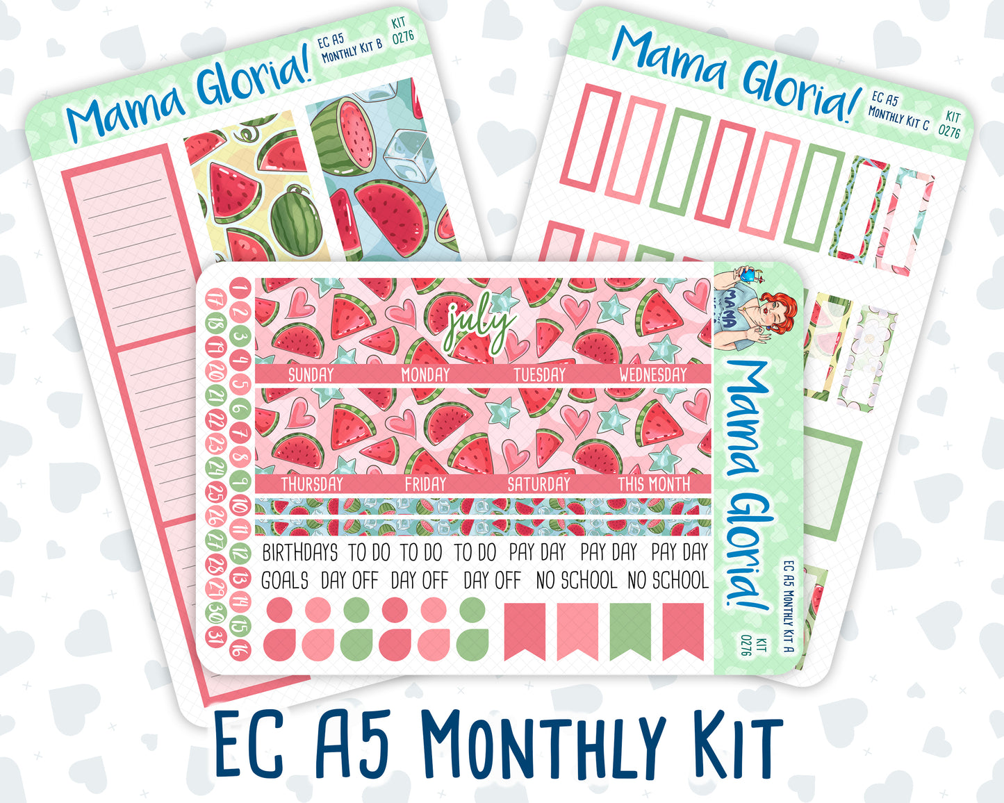 Kit 0276 - A5 - EC Monthly Kit - July - Melon Crush