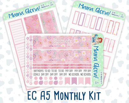 Kit 0253 - A5 - EC Monthly Kit - February - Rosy Daydreams