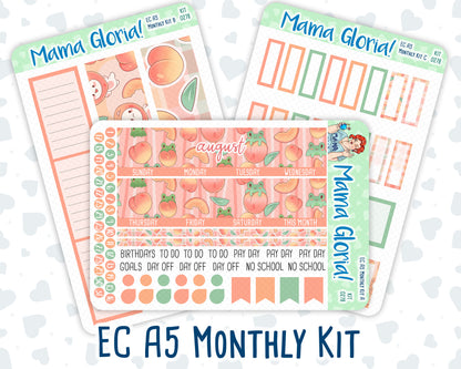 Kit 0278 - A5 - EC Monthly Kit - August - Oops, All Peaches