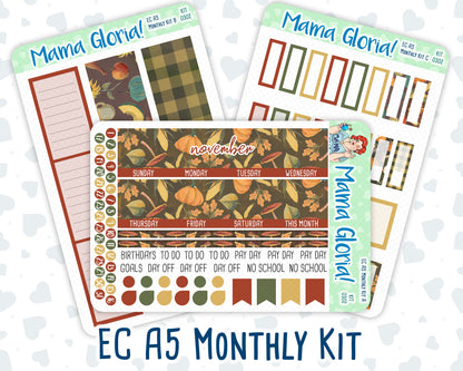 Kit 0302 - A5 - EC Monthly Kit - November - Thankful Season