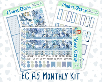 Kit 0249 - A5 - EC Monthly Kit - January - Icy Lace