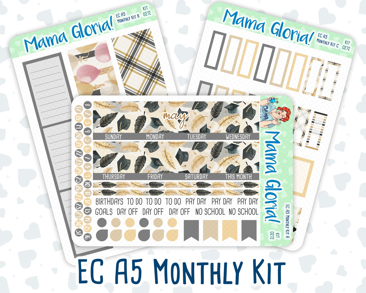 Kit 0272 - A5 - EC Monthly Kit - May - Graduation