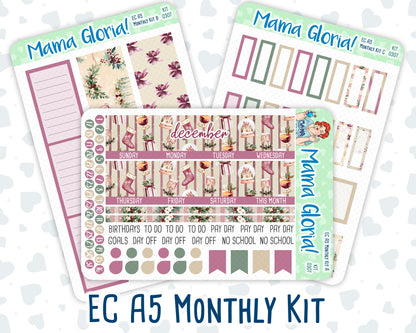 Kit 0307 - A5 - EC Monthly Kit - December - Velvet Hearth