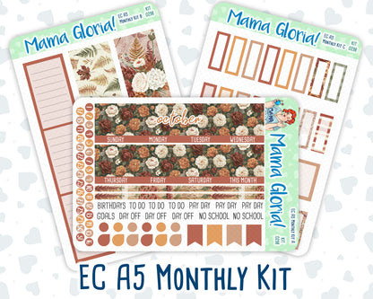Kit 0298 - A5 - EC Monthly Kit - October - Velvet Bloom