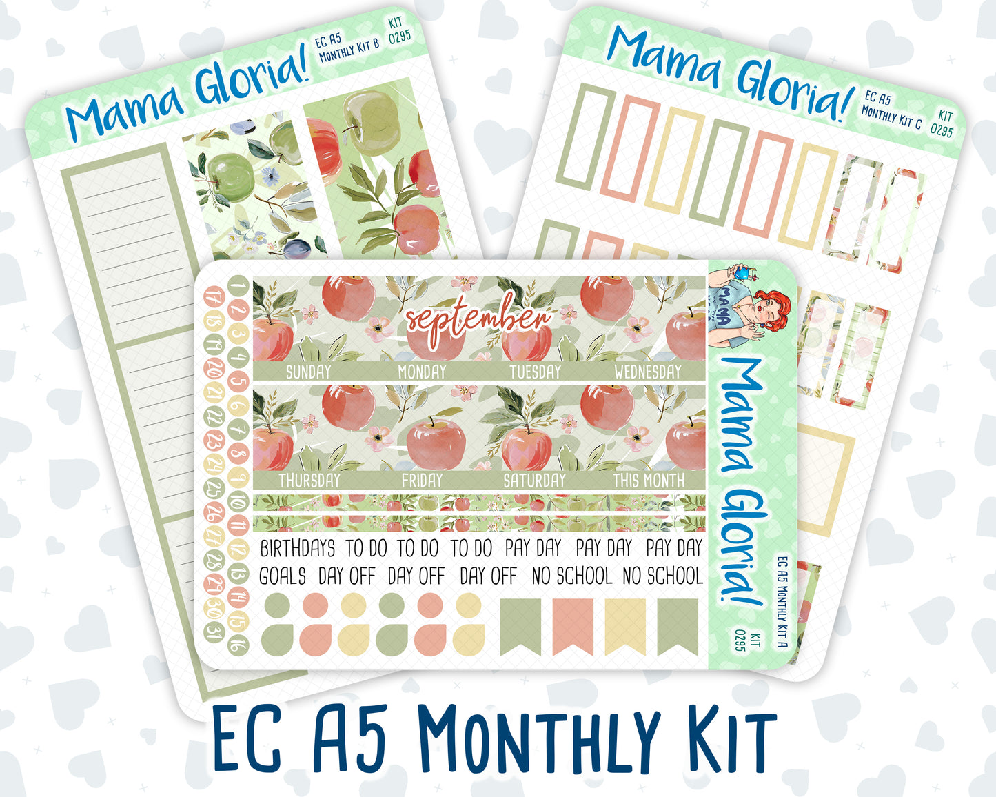 Kit 0295 - A5 - EC Monthly Kit - September - Apple Harvest