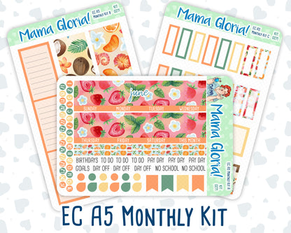 Kit 0271 - A5 - EC Monthly Kit - June - Strawberry Shore