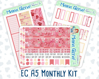 Kit 0254 - A5 - EC Monthly Kit - February - Valentine Village