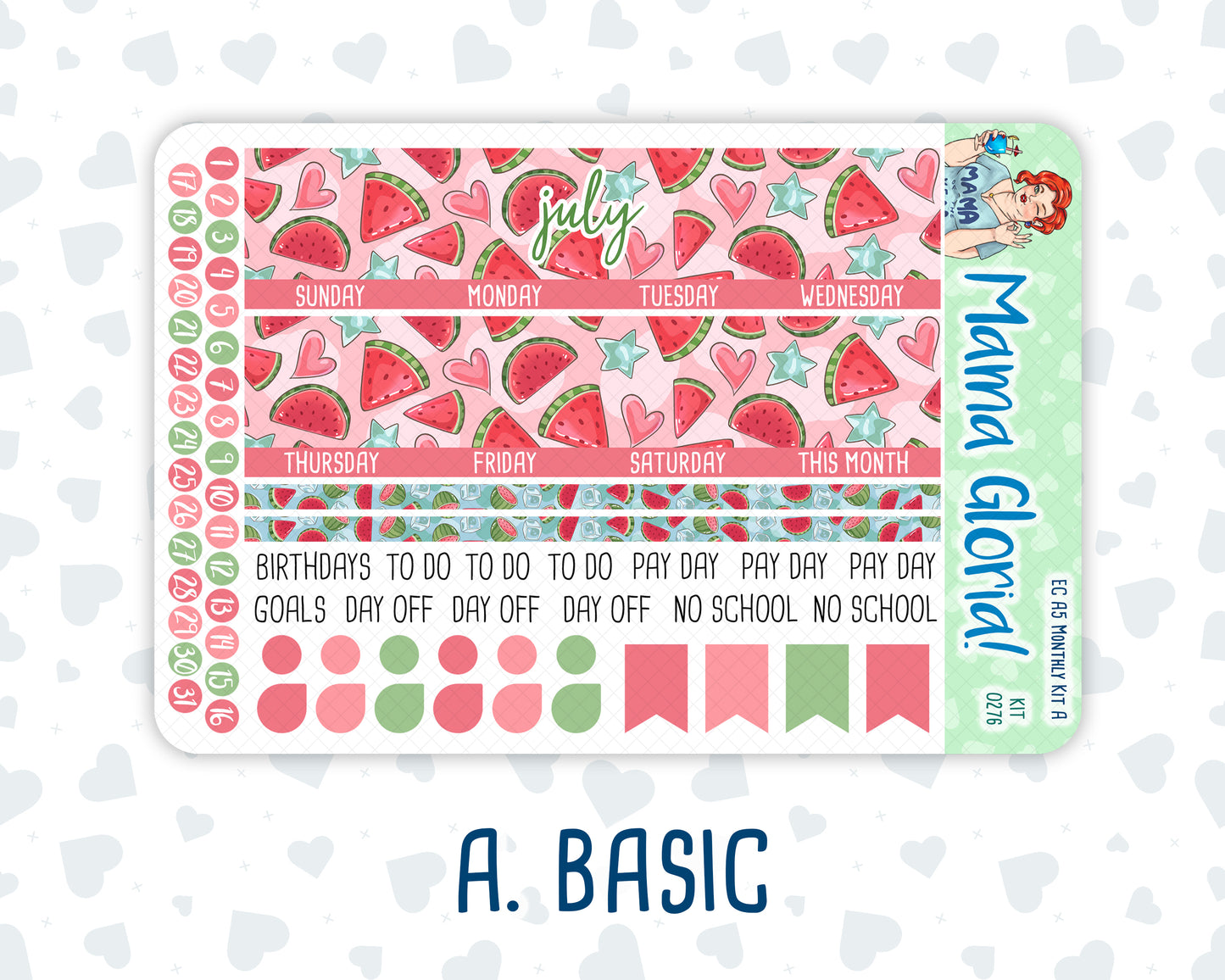 Kit 0276 - A5 - EC Monthly Kit - July - Melon Crush