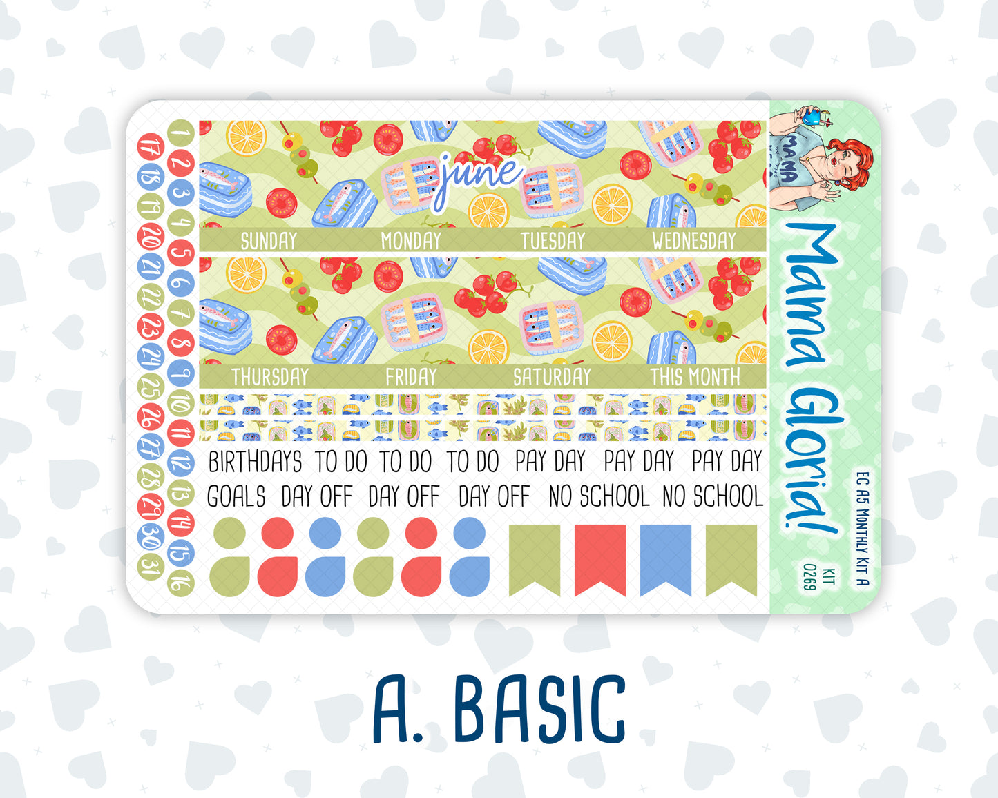 Kit 0269 - A5 - EC Monthly Kit - June - Dolce Mare