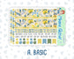 Kit 0274 - A5 - EC Monthly Kit - July - Sunny Lemon Shore