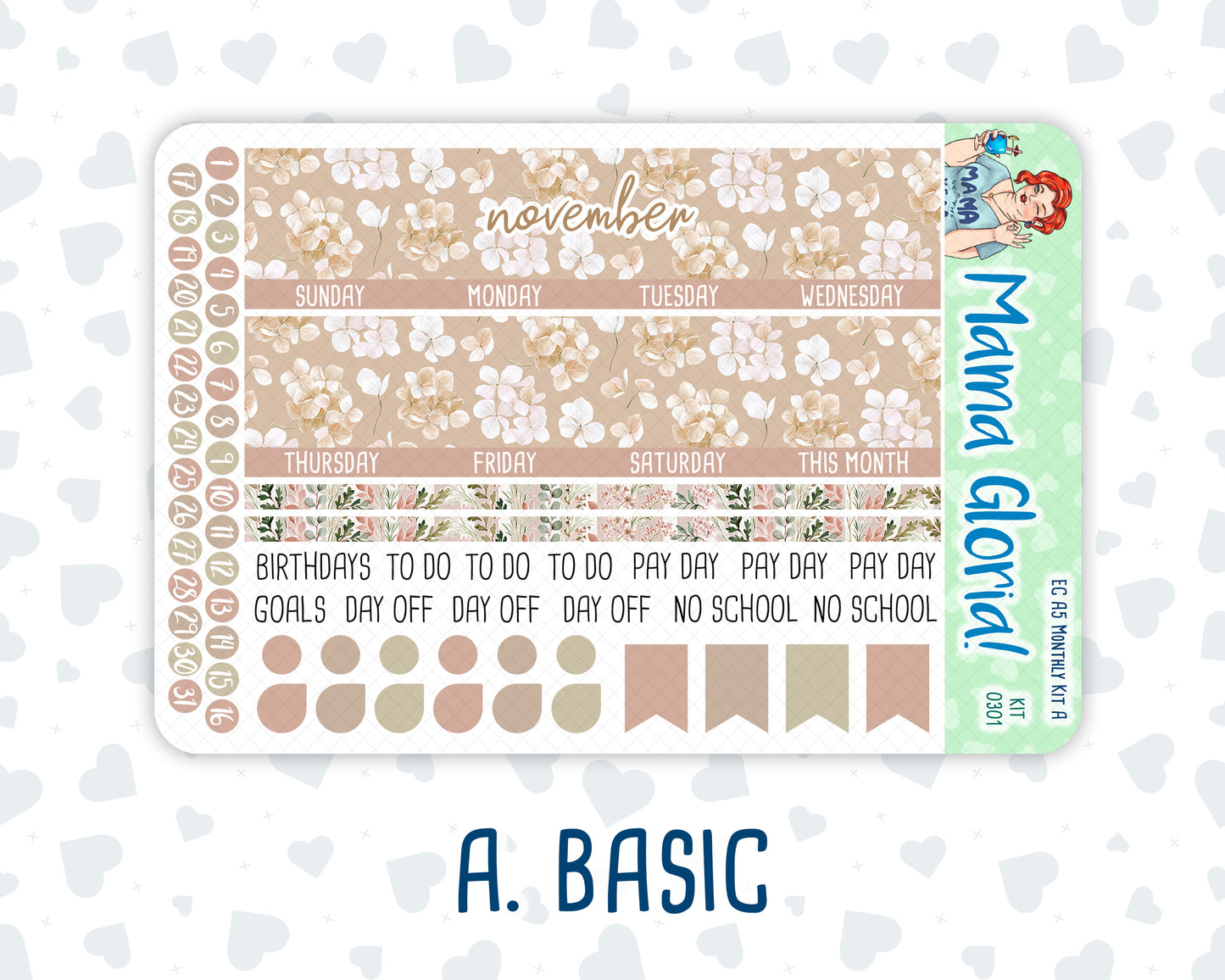Kit 0301 - A5 - EC Monthly Kit - November - Sunday Comfort