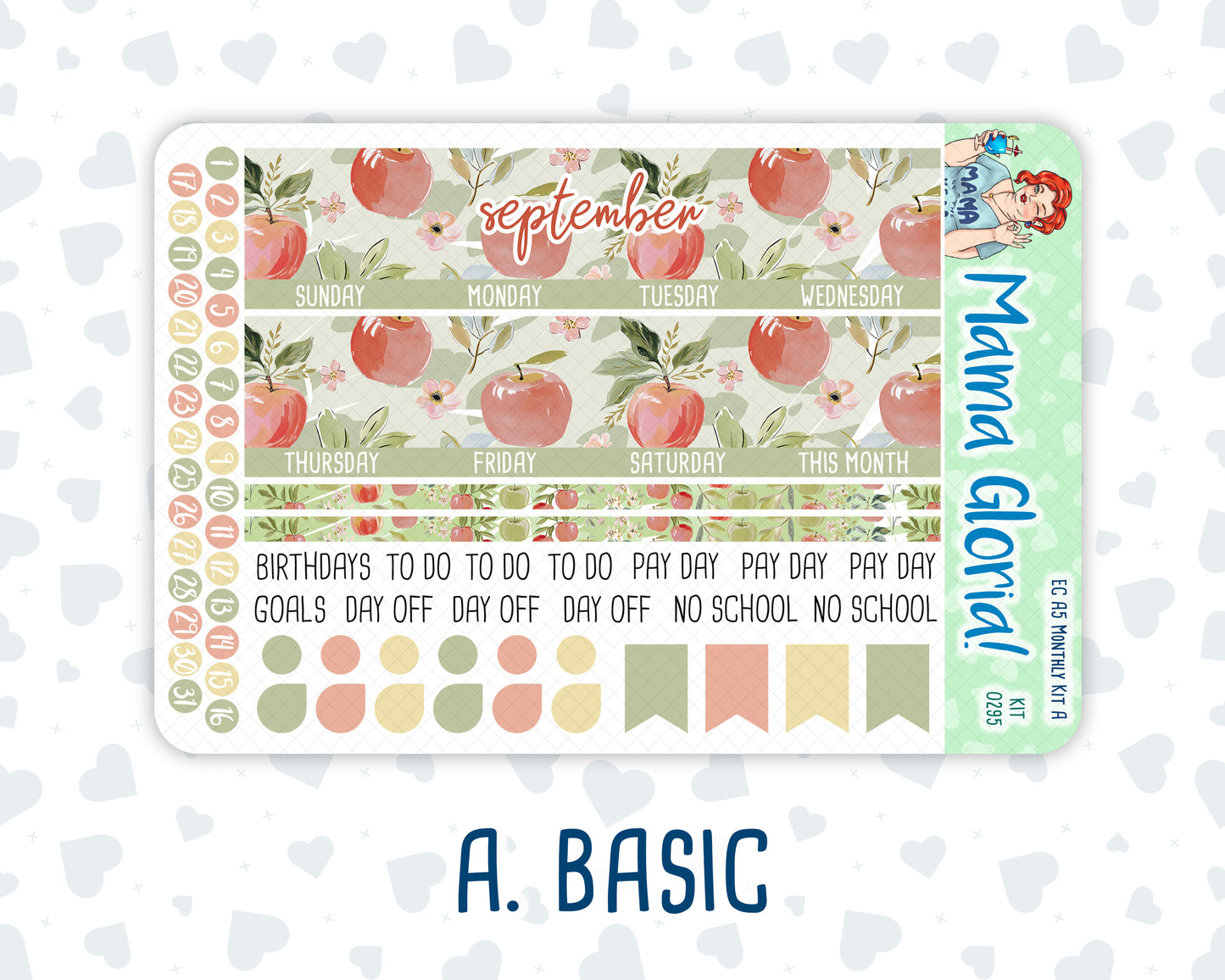 Kit 0295 - A5 - EC Monthly Kit - September - Apple Harvest