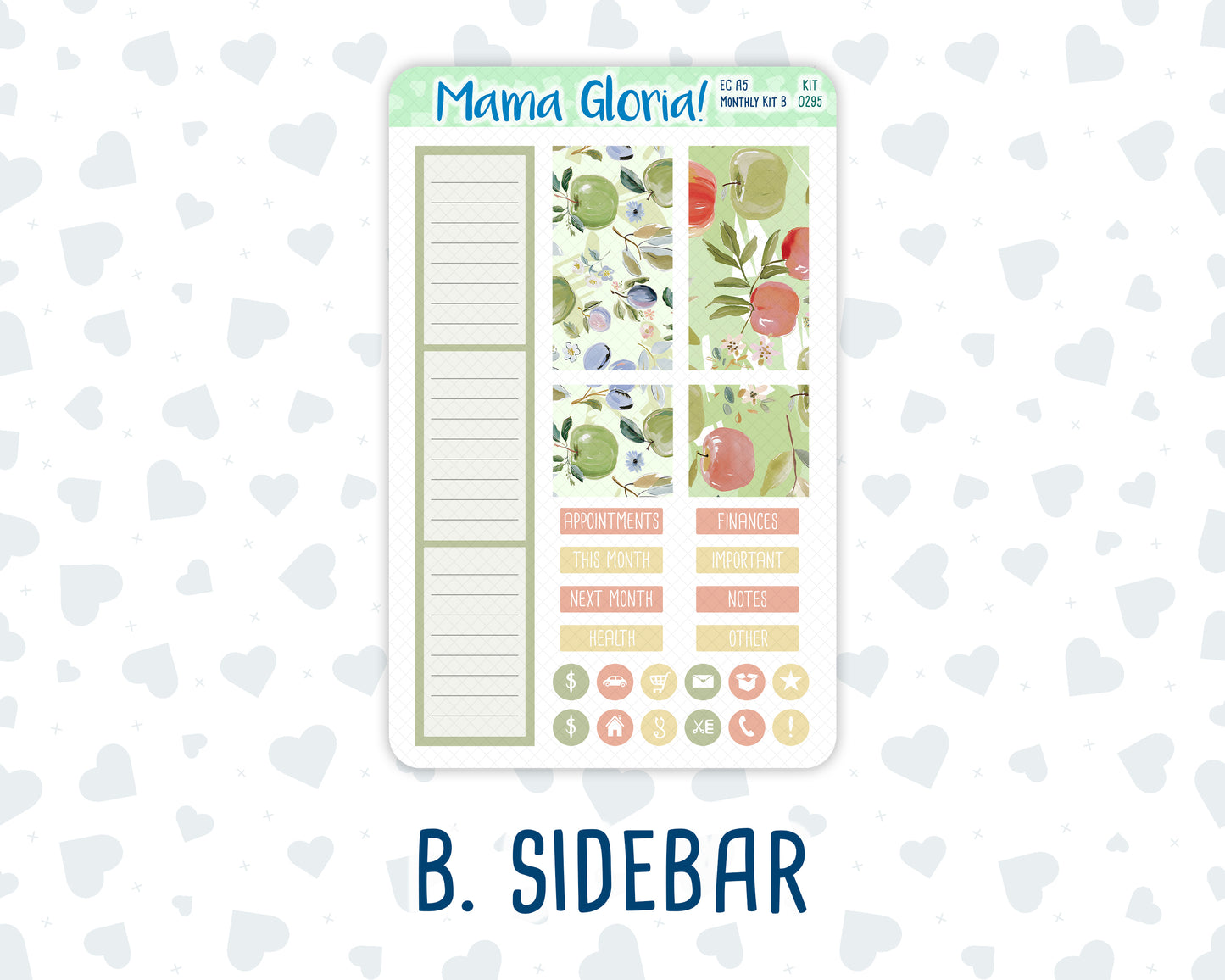 Kit 0295 - A5 - EC Monthly Kit - September - Apple Harvest