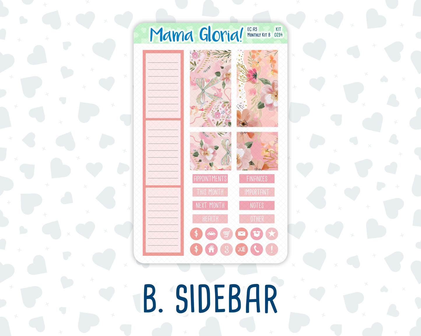 Kit 0294 - A5 - EC Monthly Kit - September - Rosy Reveria