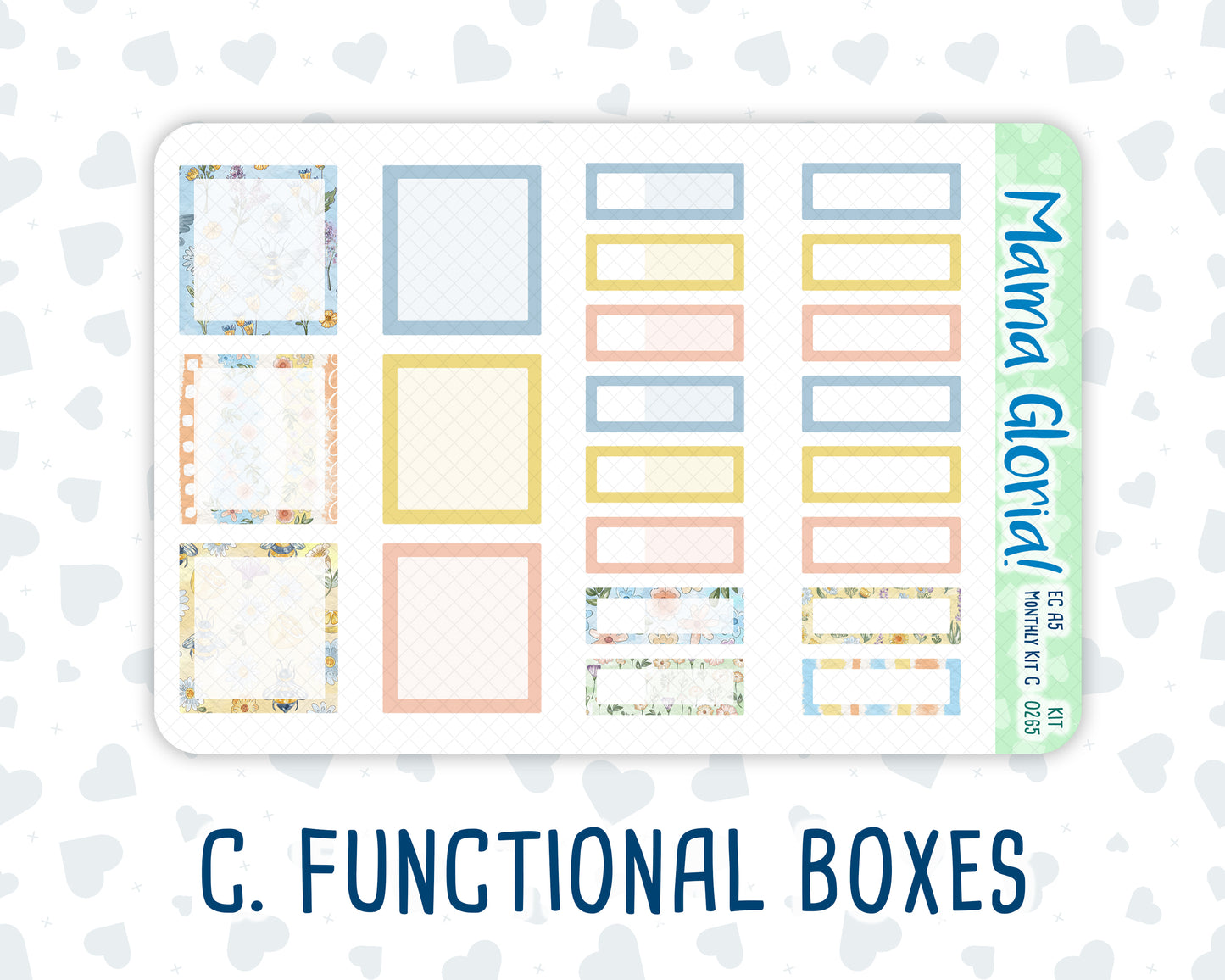Kit 0265 - A5 - EC Monthly Kit - May - Honeybee Sky