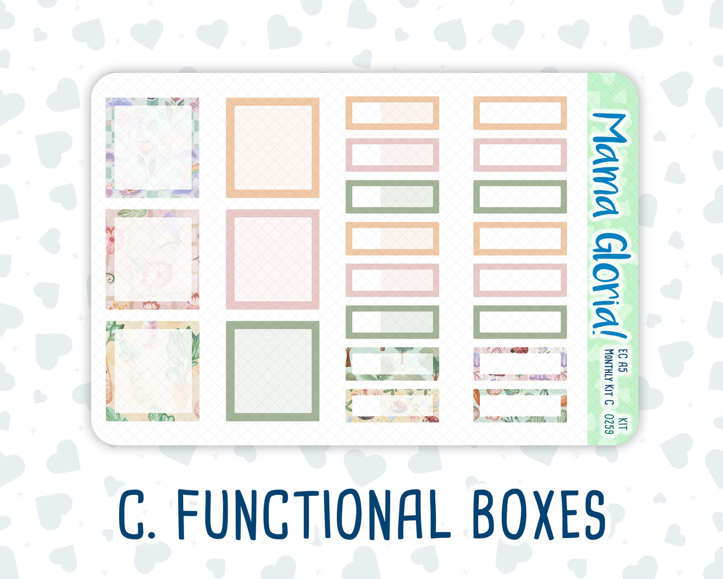 Kit 0259 - A5 - EC Monthly Kit - March - Spring Garden Chores