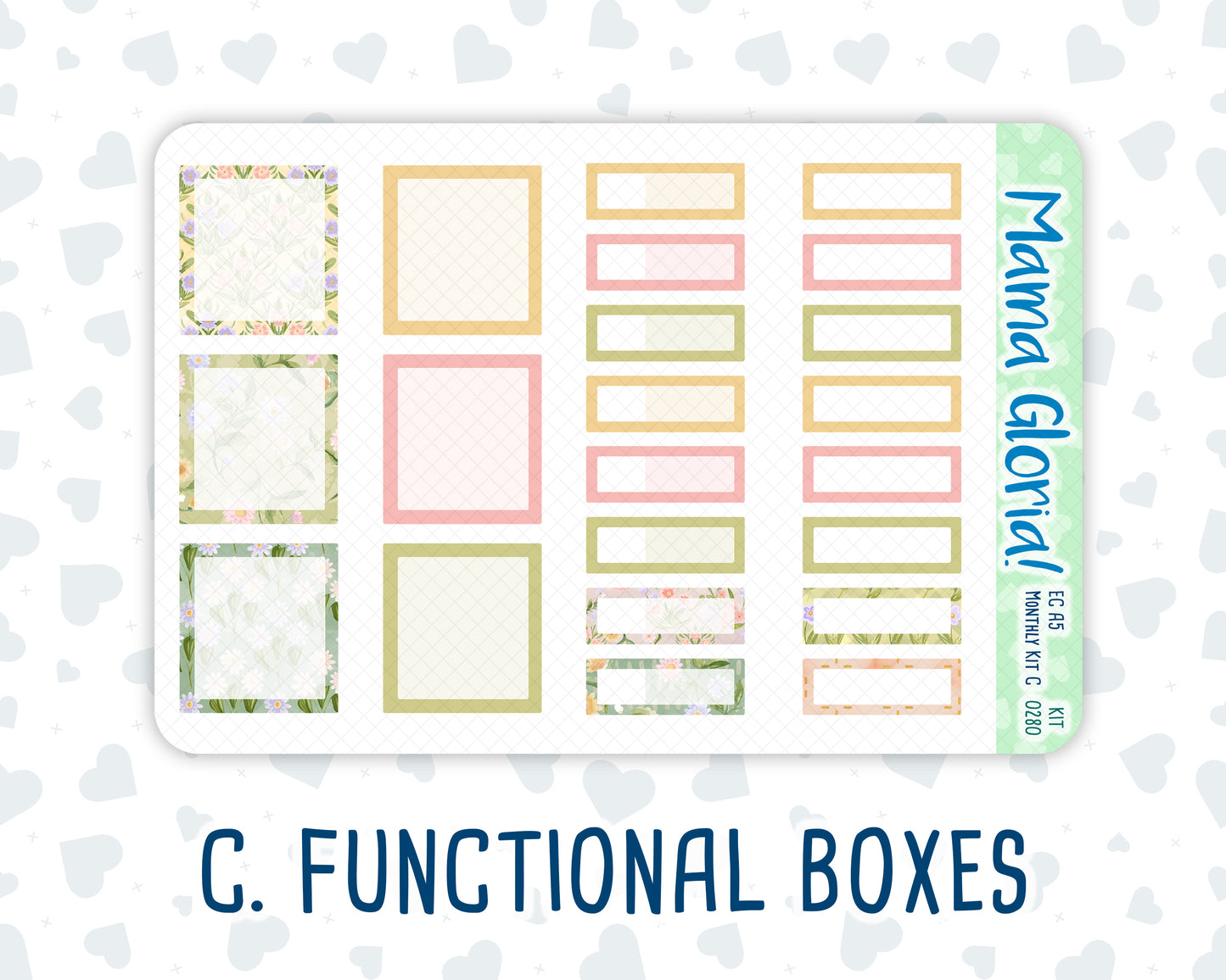 Kit 0280 - A5 - EC Monthly Kit - Half Past Six In August