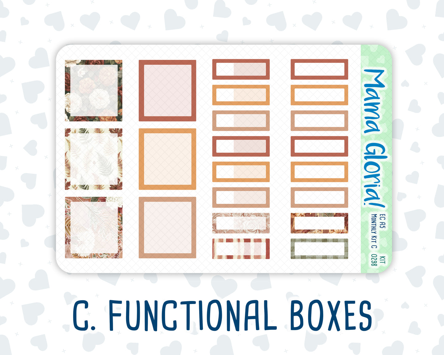 Kit 0298 - A5 - EC Monthly Kit - October - Velvet Bloom