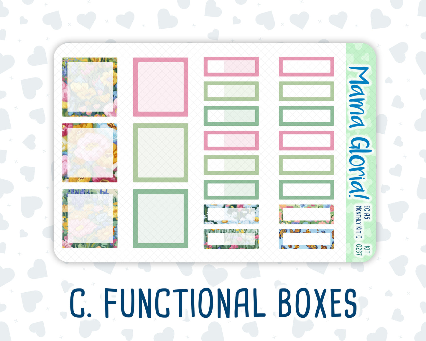 Kit 0267 - A5 - EC Monthly Kit - May - Flowers For Mama