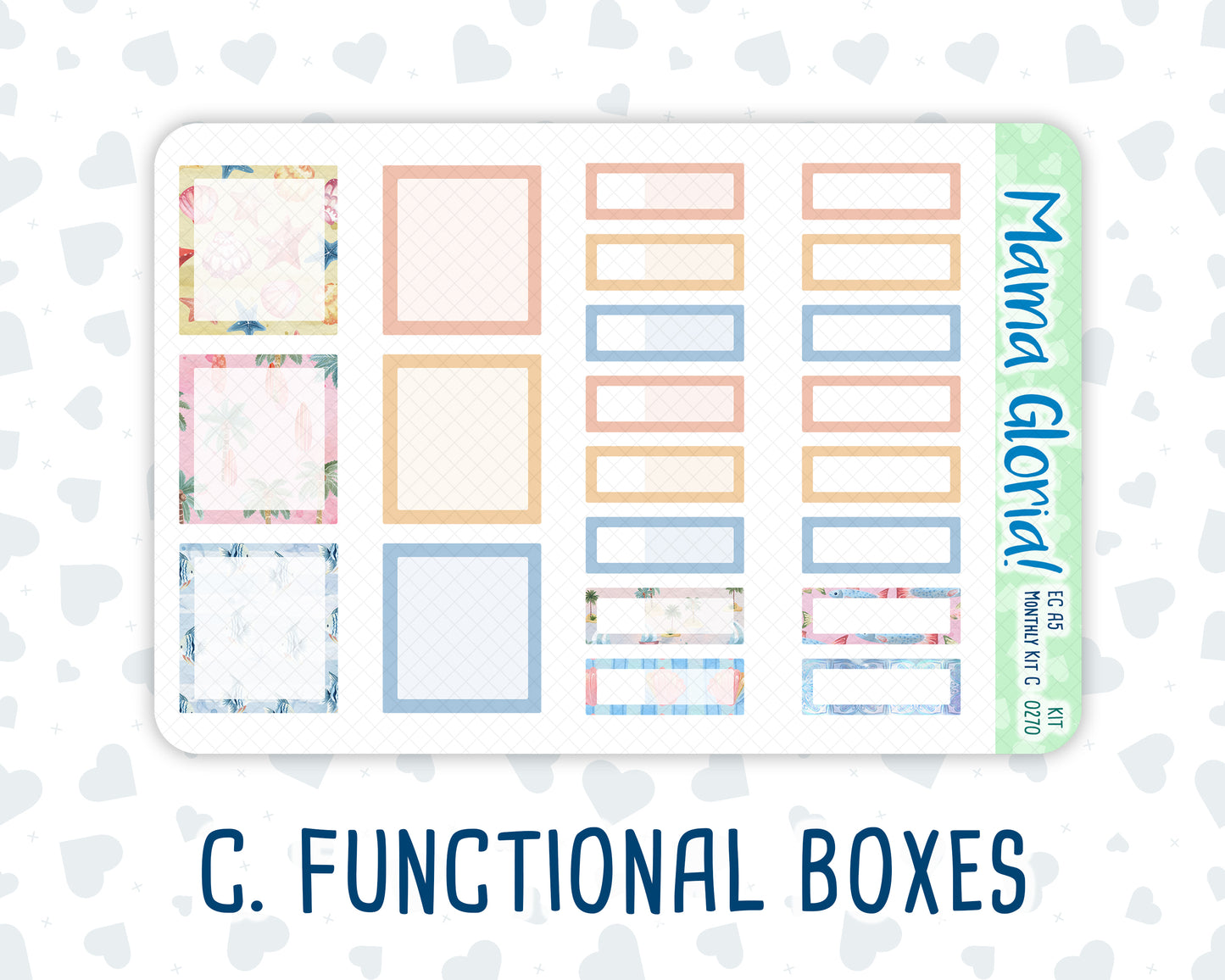 Kit 0270 - A5 - EC Monthly Kit - June - Beachside Bliss