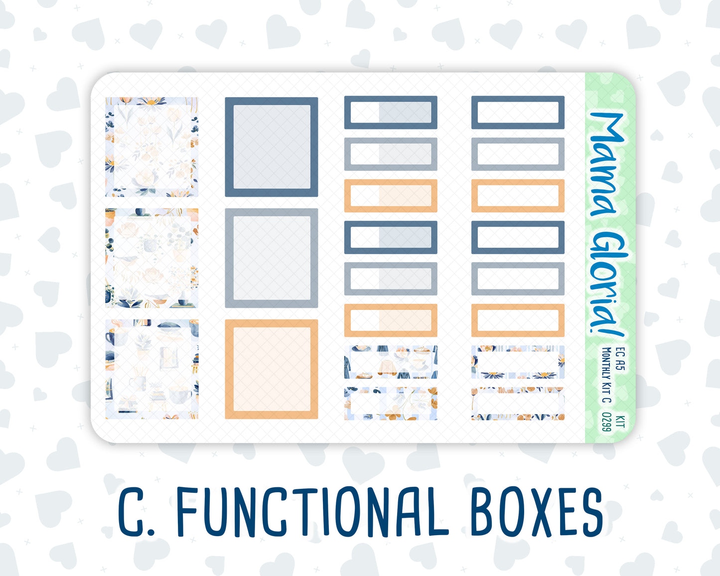 Kit 0299 - A5 - EC Monthly Kit - October - Book Nook