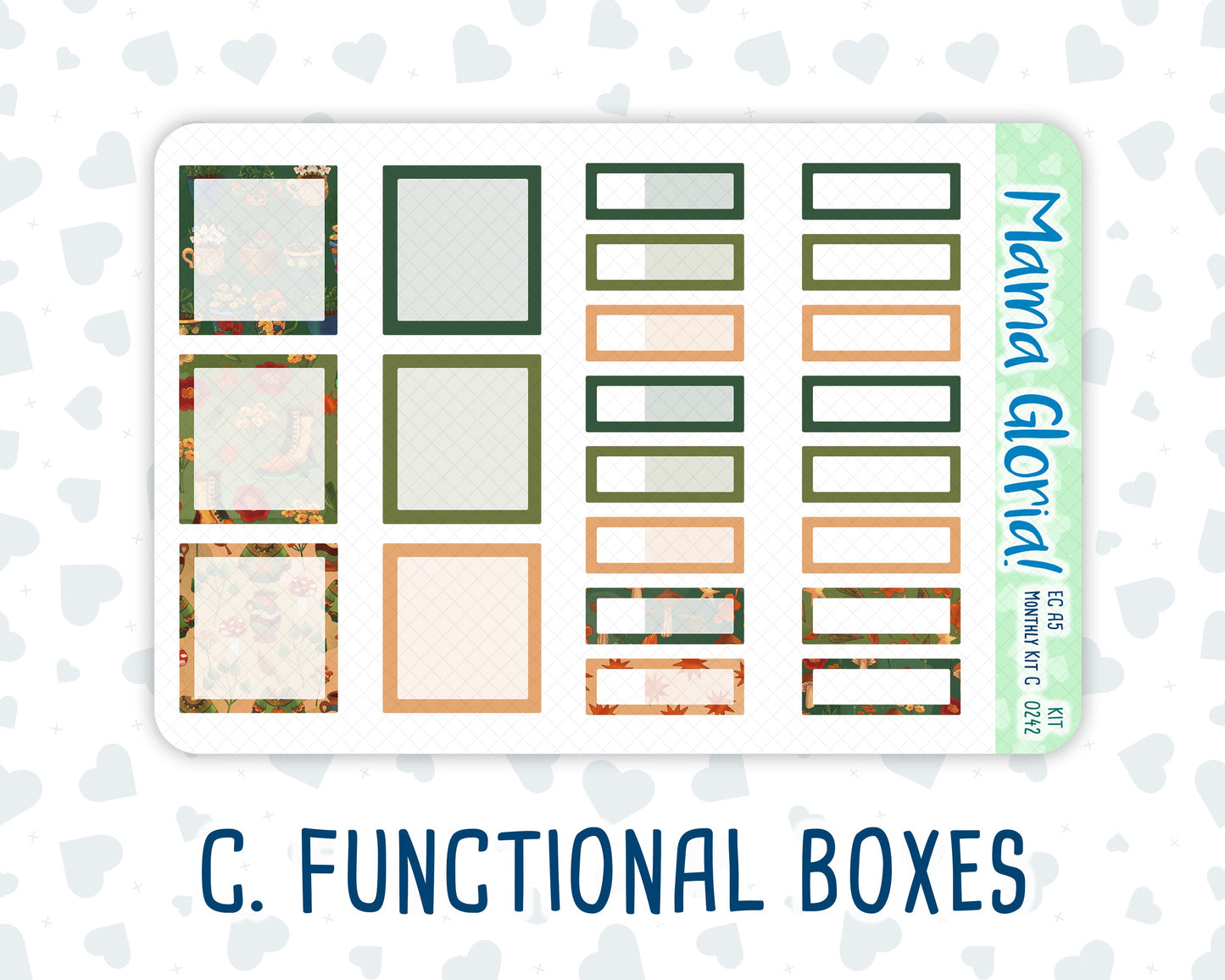 Kit 0242 - A5 - EC Monthly Kit - November - Cottage Autumn
